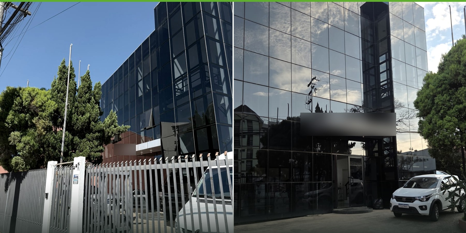 Fachada e entrada da sede da DKAR em Atibaia/SP